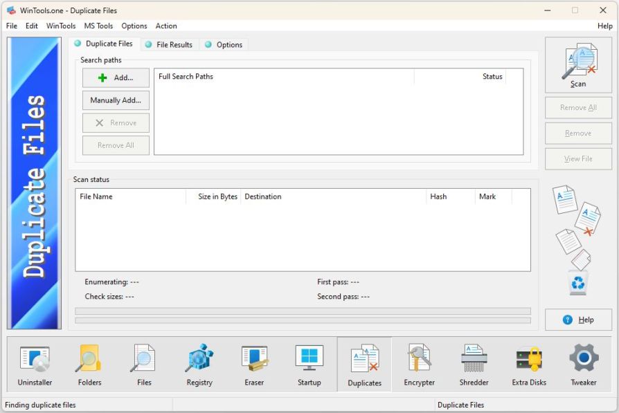 WinTools.one: Duplicate Files