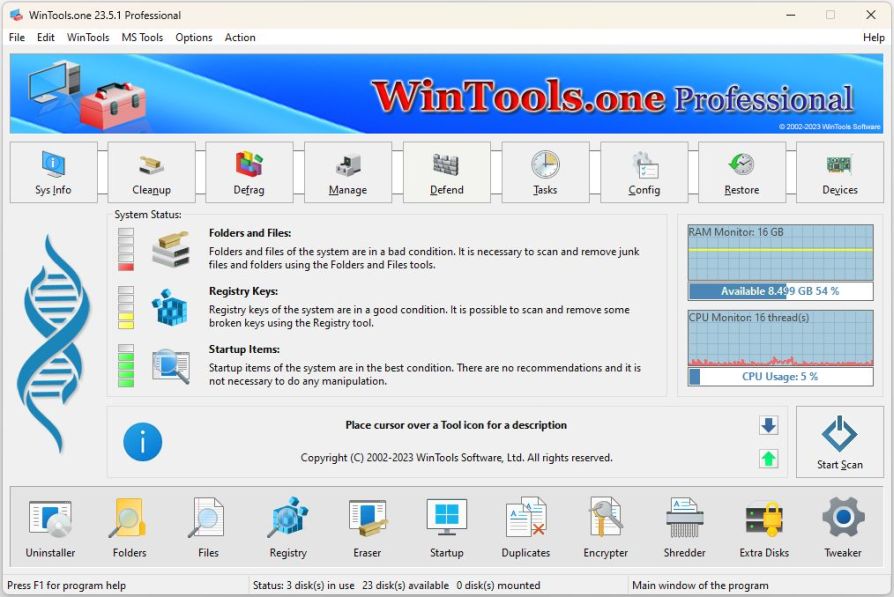 WinTools.one Professional Edition